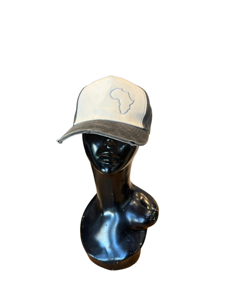 Africa Map Baseball Cap- two tone